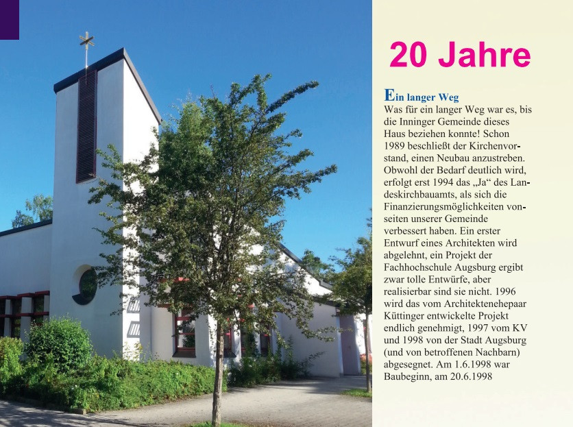 30 Jahre Johanneskirche Inningen