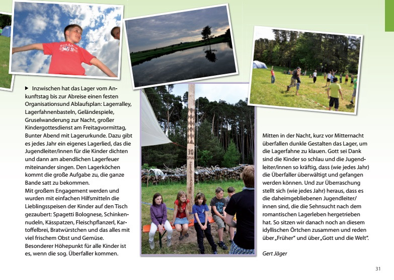 Gemeindebrief 2012 - 30 Jahre Pfingstzeltlager