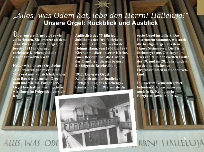 Die Orgel - Gemeindebrief Sommer 2021 Seite 1