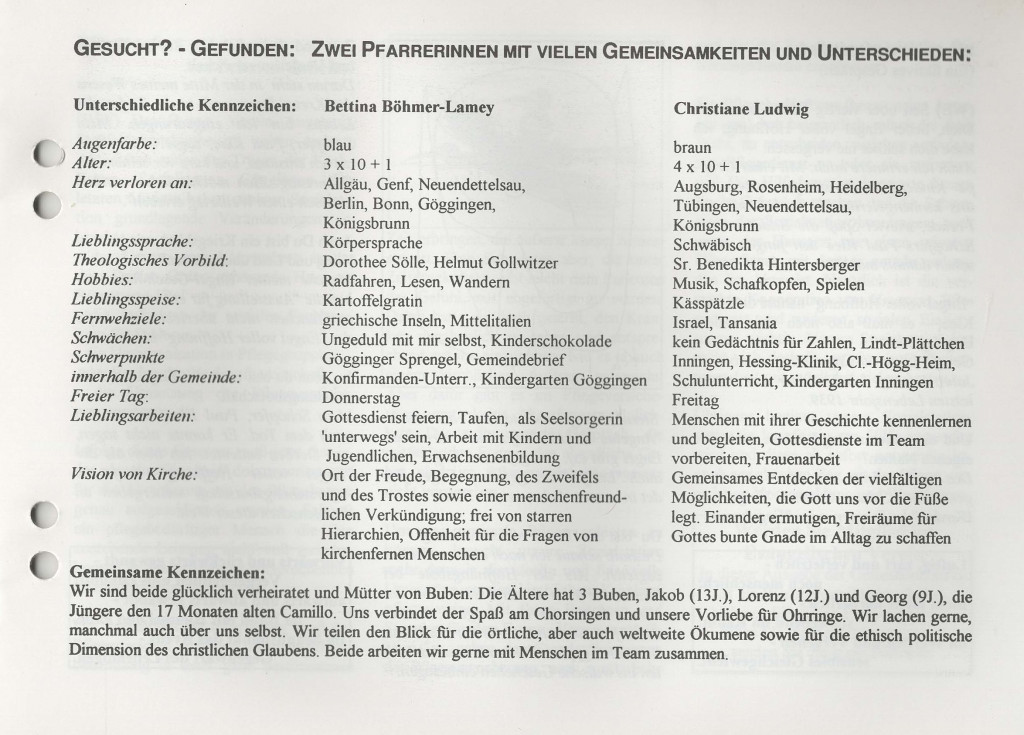Gemeindezeitung Ostern 1996 Seite 3