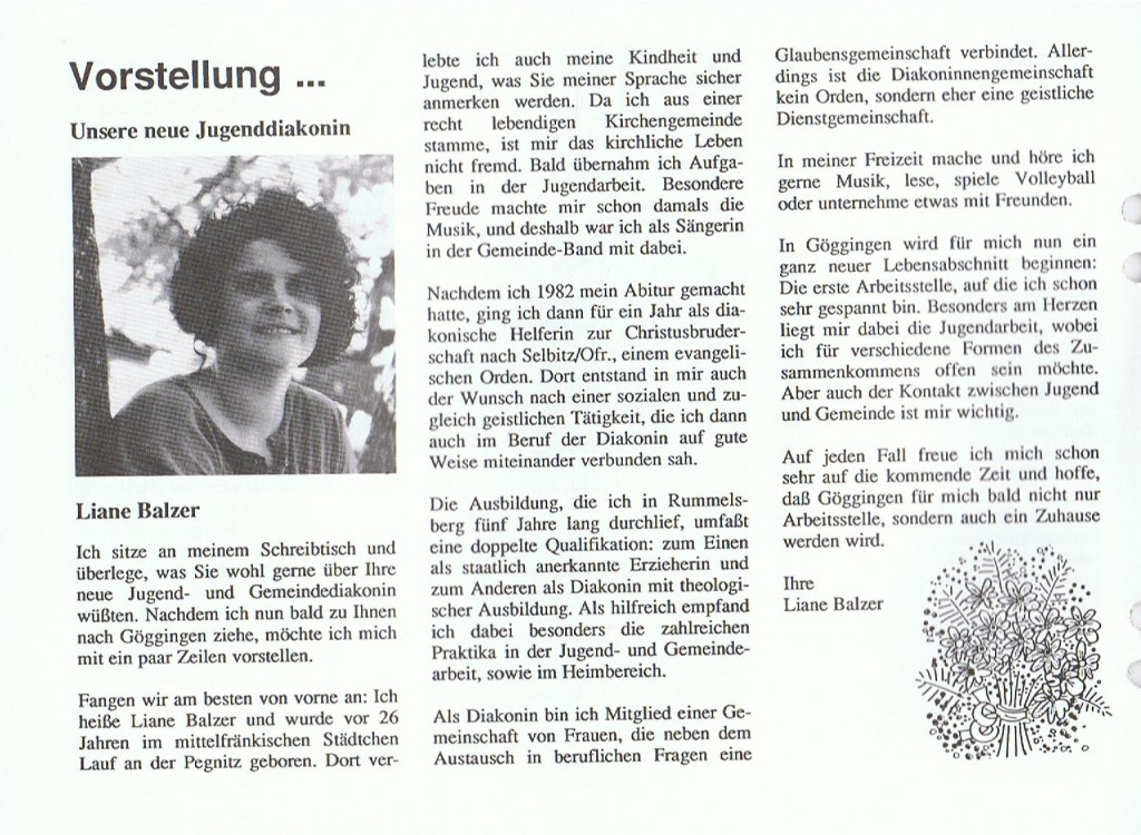 Gemeindezeitung Herbst 1989 Seite 4
