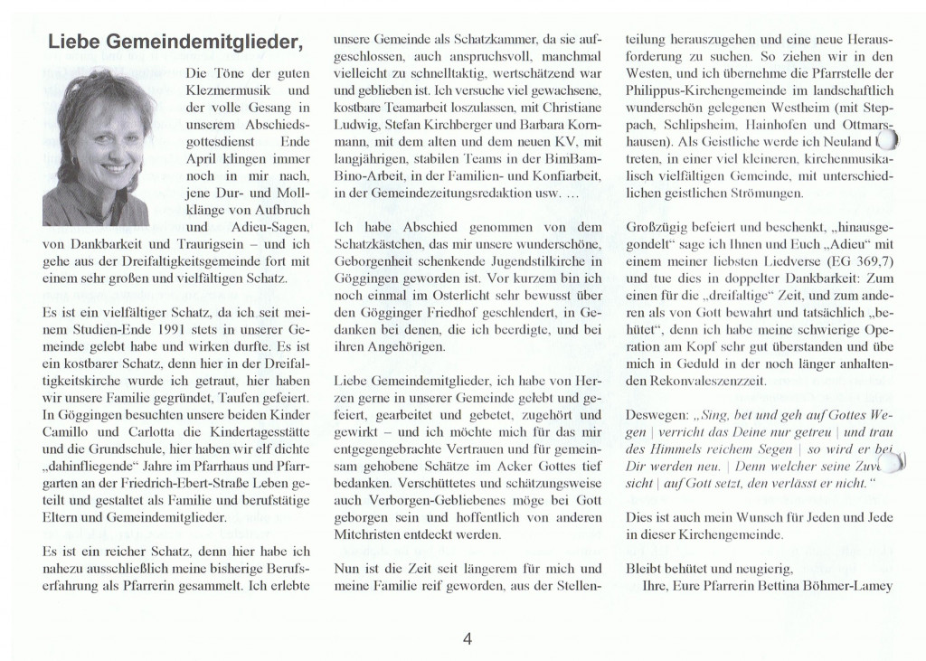 Gemeindezeitung Sommer 2007