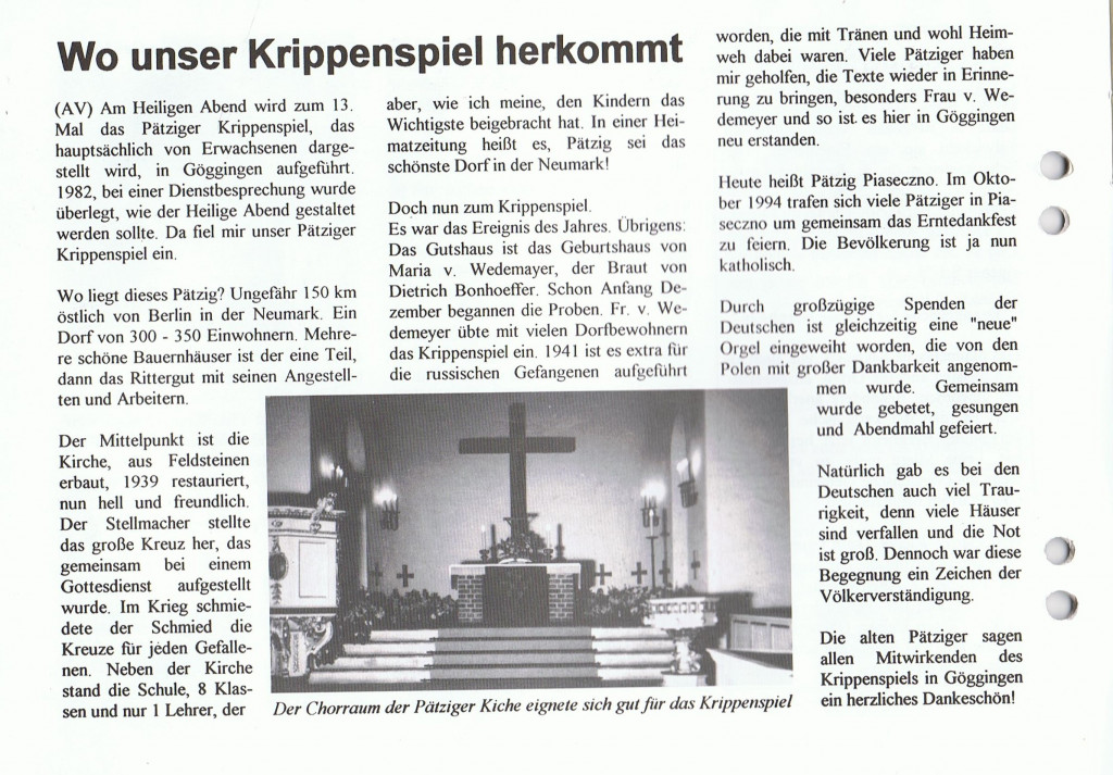 Gemeindezeitung Ostern 1995