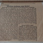 Zeitungsartikel - Glockeneinweihung 1953