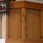 Die Predigtkanzel in der Dreifaltigkeitskirche