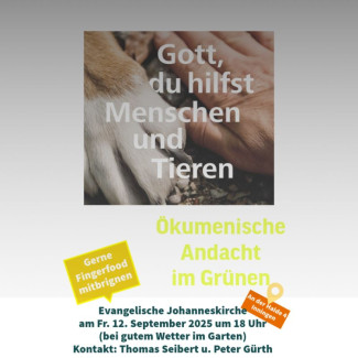 Andacht im Grünen
