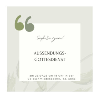 Aussendungsgottesdienst