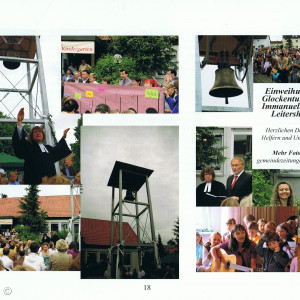 Glockenturm Leitershofen  Gemeindebrief Herbst 2010